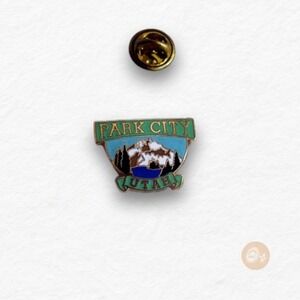Park City Utah Souvenir Enamel Lapel Pin Travel Gift Collectible
